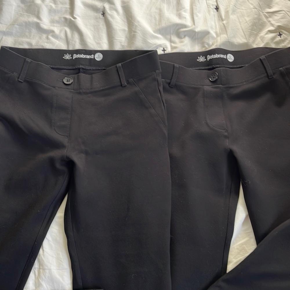 Black tights betabrand  small, petite pants